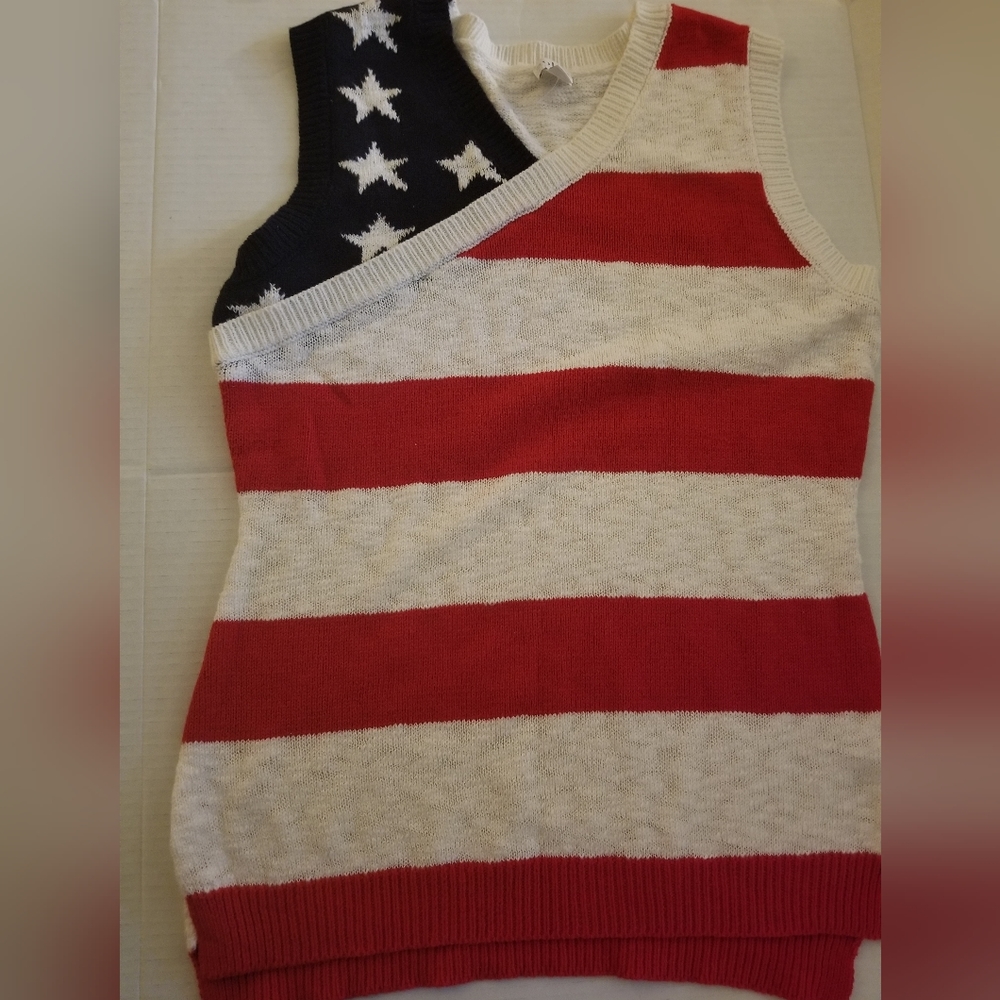 NWOT NY&CO Soho American Flag top